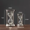 Sablier déco rétro en métal – Image 6
