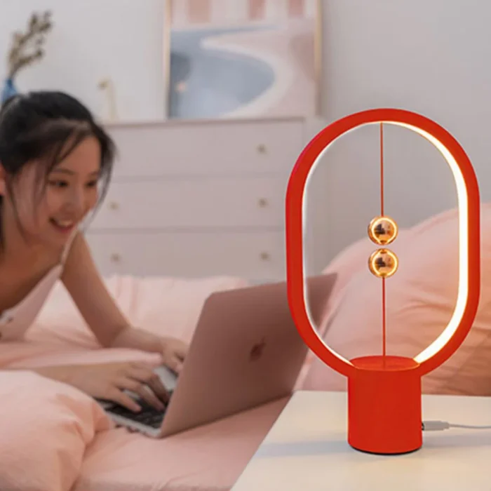 Lampe led magnétique rouge