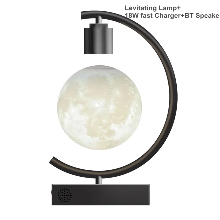 Lampe LED magnétique à lévitation en forme de lune