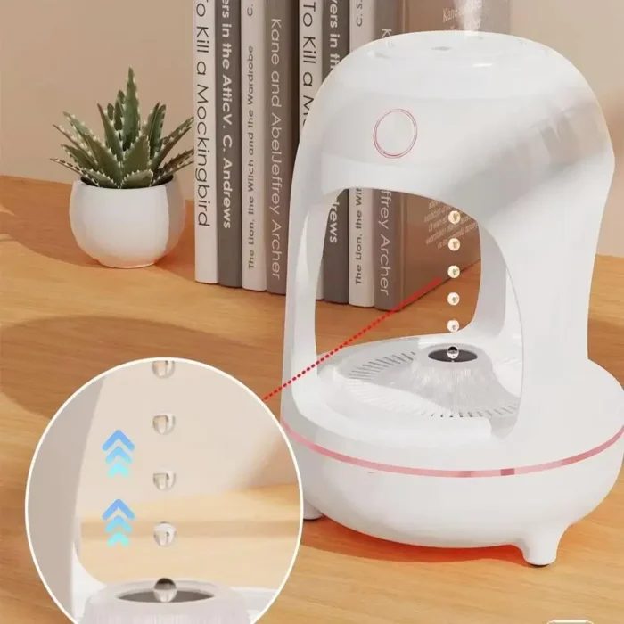 Lampe anti gravité humidificateur