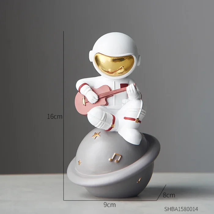 Figurine astronautes musiciens