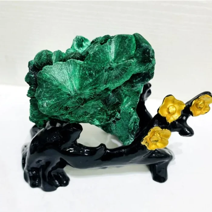 Pierre naturelle de malachite