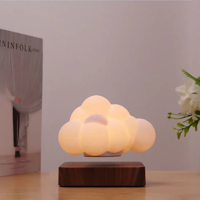 Lampe nuage led en lévitation
