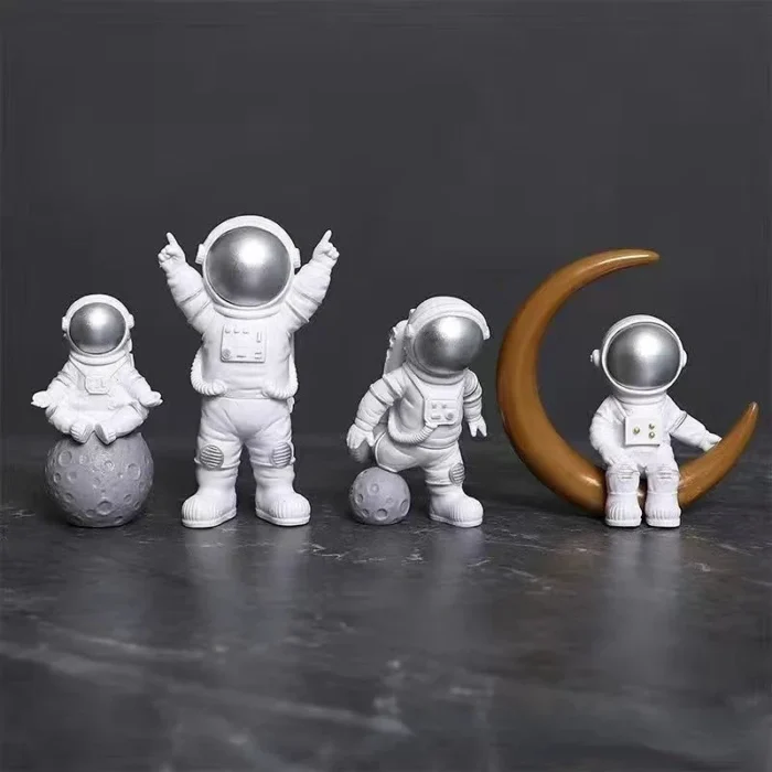 Pack figurines astronautes (4 Pièces)