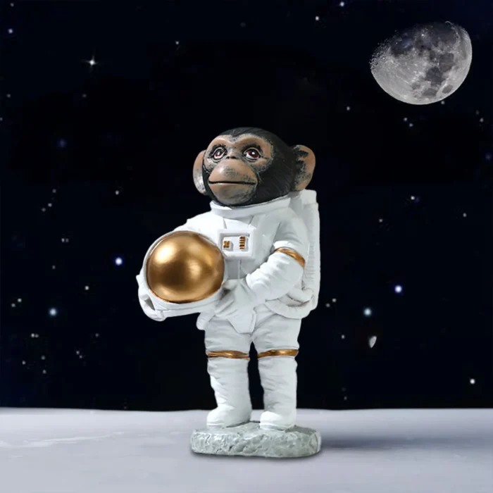 Figurine singe astronaute