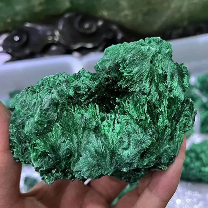 Pierre naturelle de malachite