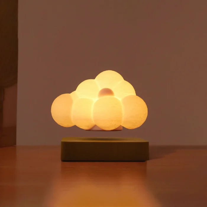 Lampe nuage led en lévitation