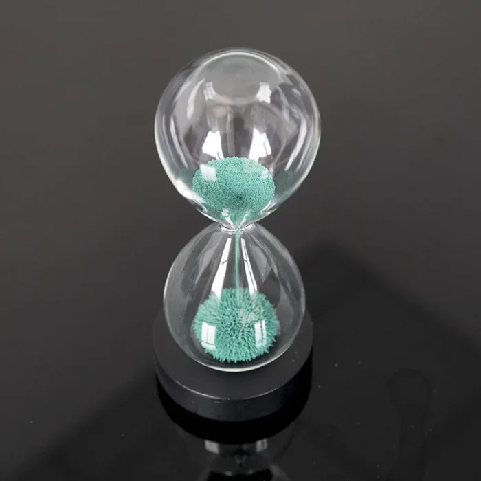 Sablier magnétique vert créatif