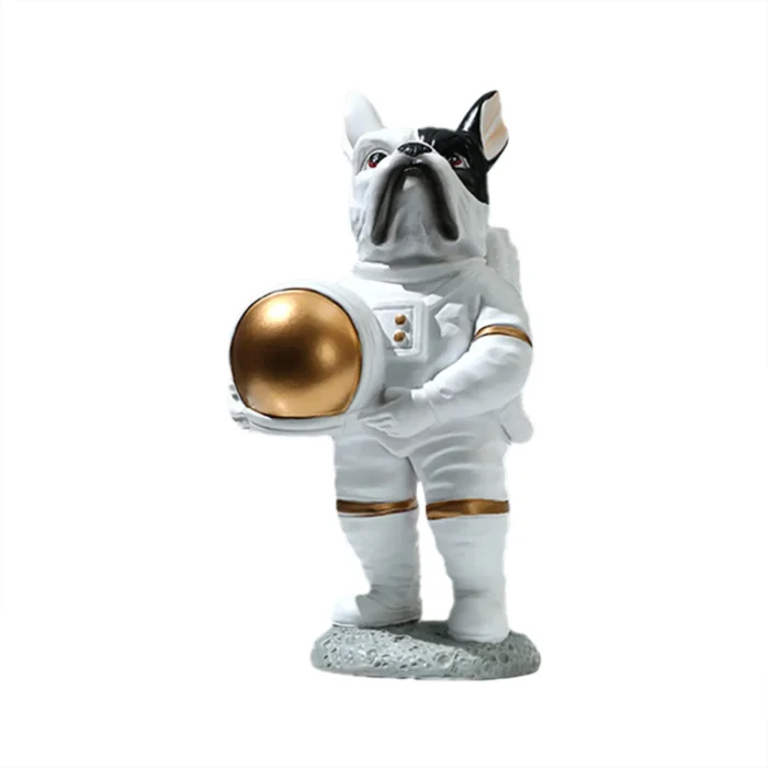 Figurine chien astronaute