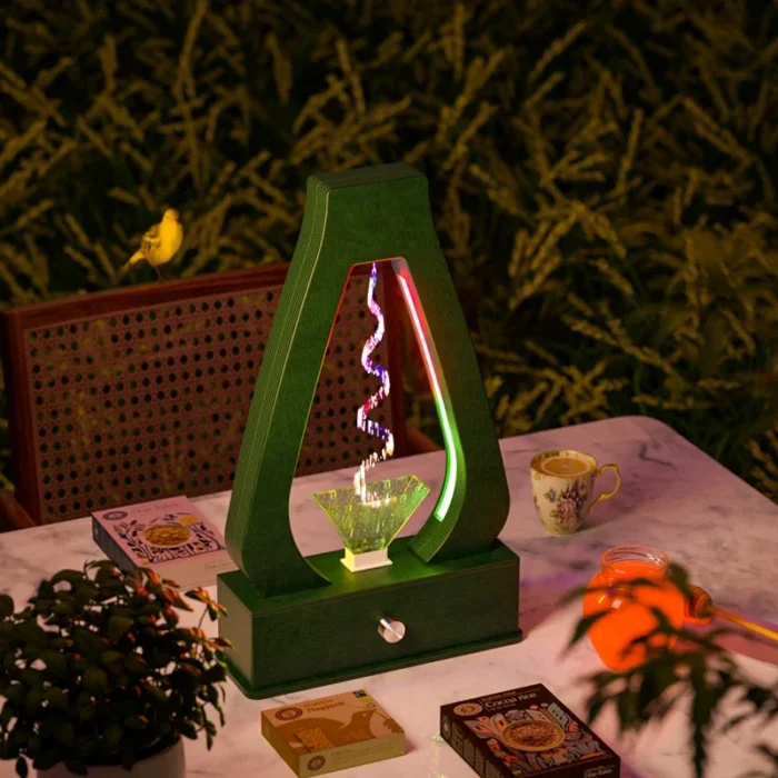 Lampe anti gravité à flux d'eau